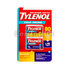 Tylenol Cold Extra Strength Day & Night, 2 x 40 tablets