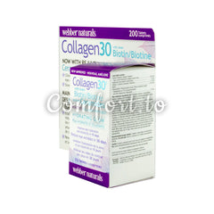 Webber Naturals Collagen 30 with Biotin, 200 tablets