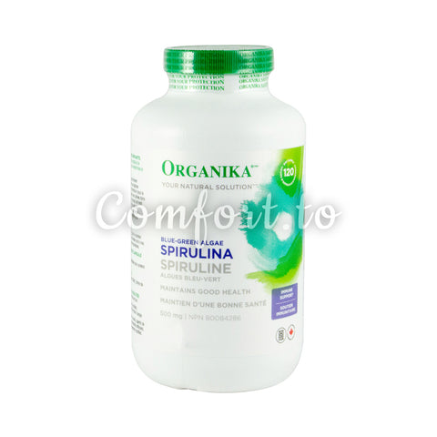 Organika Natural Solution Blue-Green Algae Spirulina Powder, 500 g