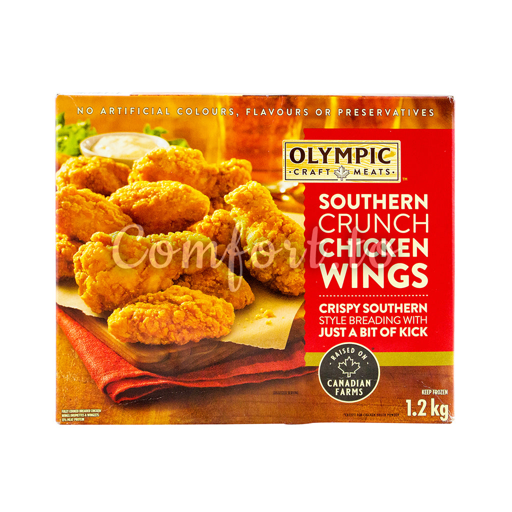 Olympic Craft Frozen Southern Crunch Crispy Chicken Wings, 1.2 kg