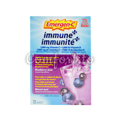 Emergen-C Immune Plus Blueberry Acai, 3 x 24 bags