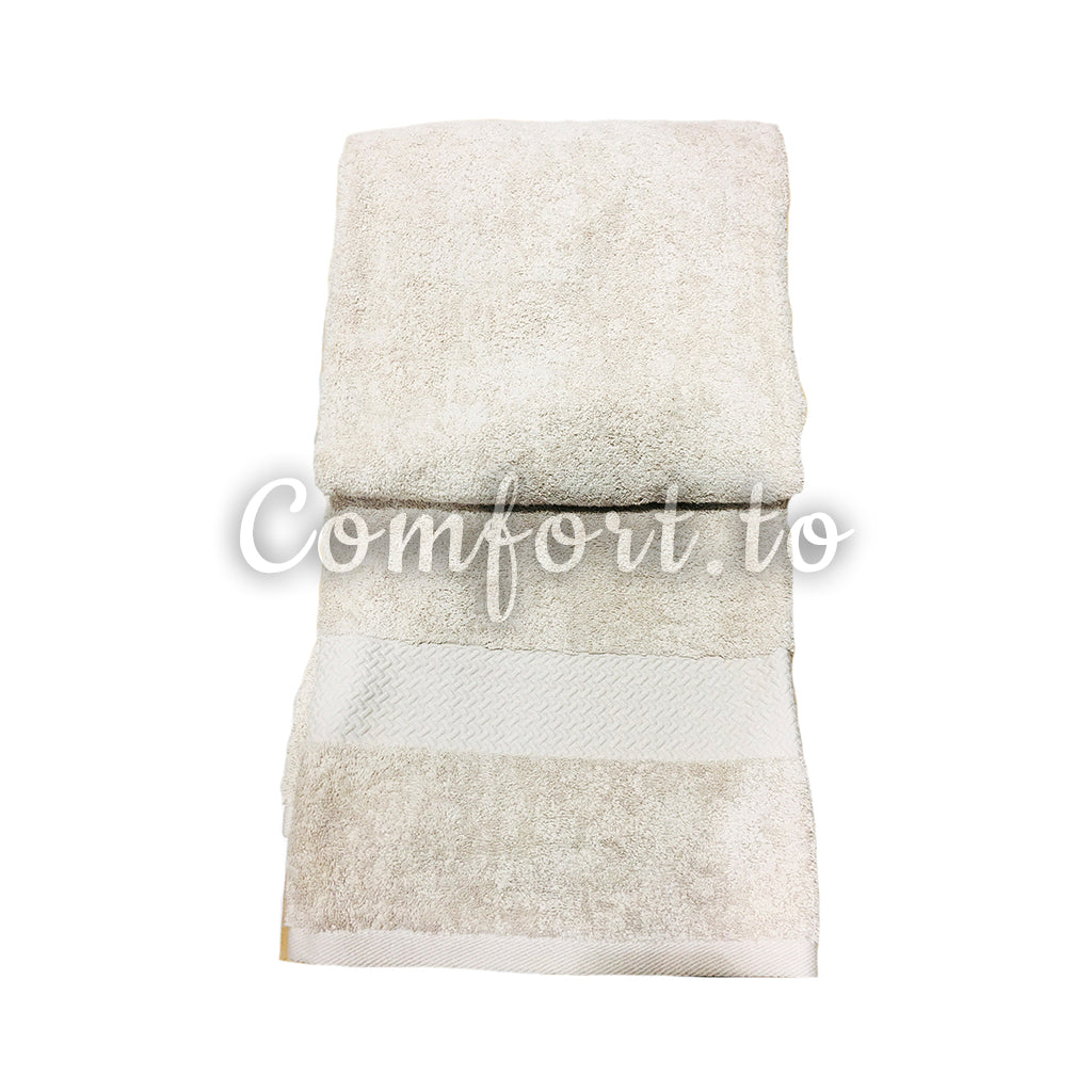 Serenity Taupe 100% Cotton Bath Towel 30" x 56", 1 unit