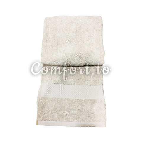 Serenity Taupe 100% Cotton Bath Towel 30