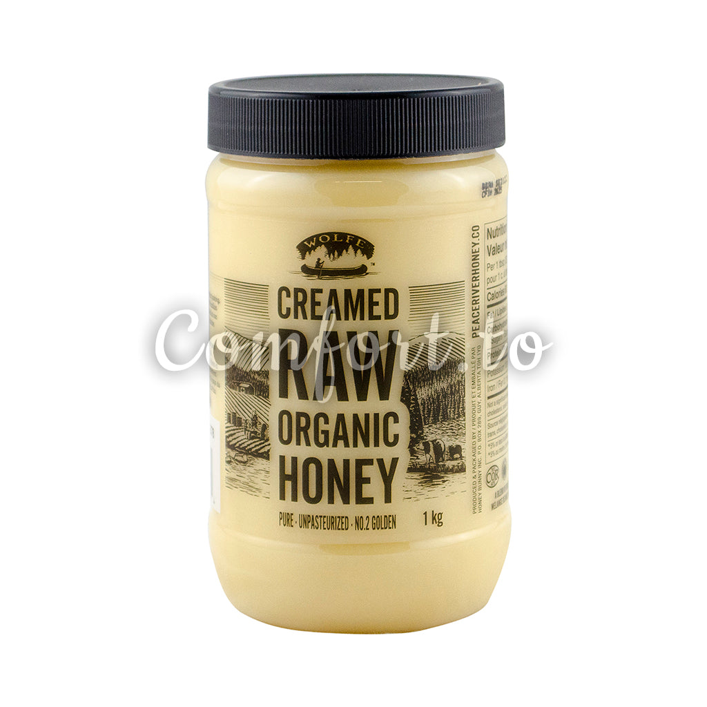 Wolfe Organic Creamed Honey, 1 kg