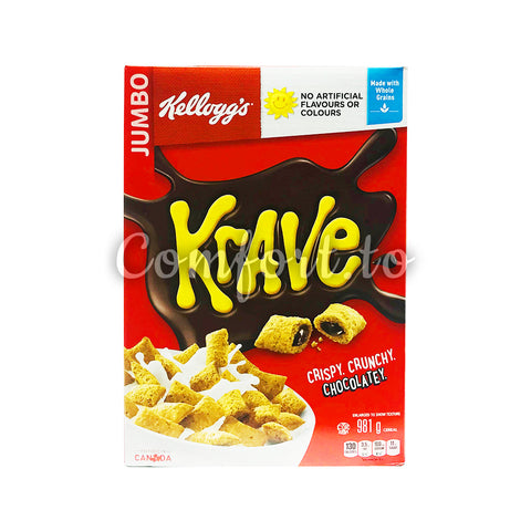Kellogg's Krave Crispy Crunchy Chocolatey, 981 g