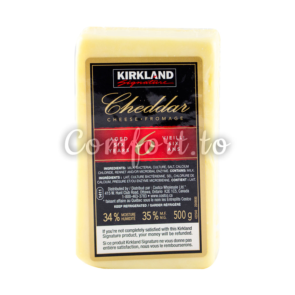 Kirkland Cheddar Cheese Aged Six Years, 500 g