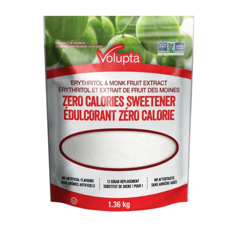 Volupta Erythritol & Monk Fruit Zero Calorie Sweetener, 1.4 kg