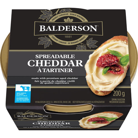 Balderson Spreadable Cheese, 2 x 200 g