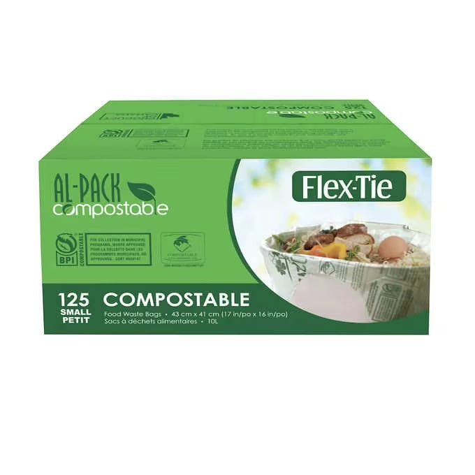 Compostable Food Waste Bags , 125 bags