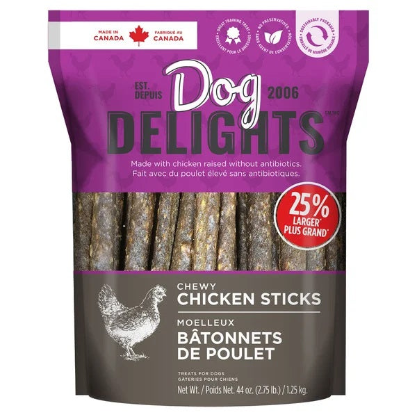 Dog Delights Chewy Chicken Sticks, 1.3 kg