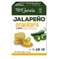 RW Garcia 3 Seed Jalapeno Crackers, 2 x 425 g