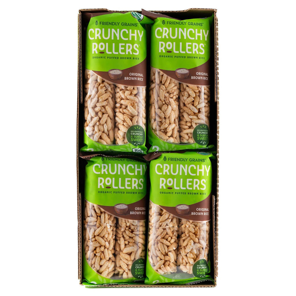 Friendly Grains Brown Rice Crunch Rollers, 16 x 25 g