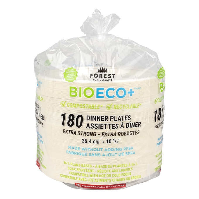 FFC Bioeco Dinner Plates, 180 units