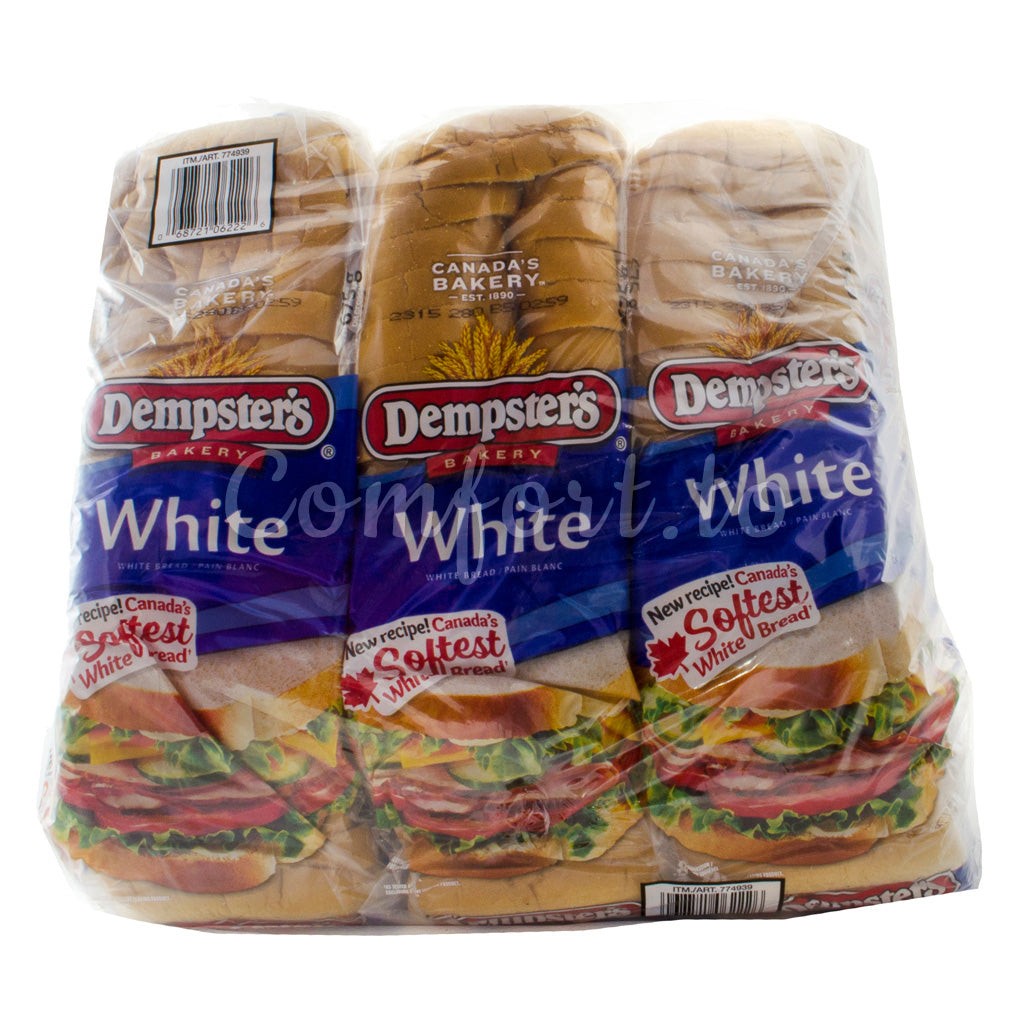 Dempster's White Bread, 3 x 0.7 kg