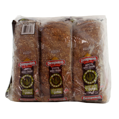 Dempster's Ancient Grains and Quinoa Wholegrains Bread, 3 x 0.7 kg