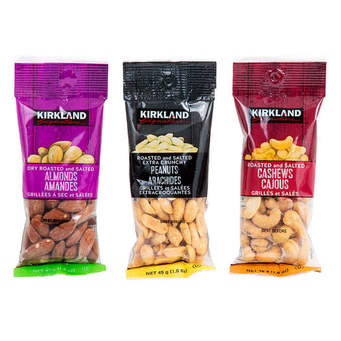 Kirkland Signature Snacking Nuts Variety Pack, 30 x 45 g