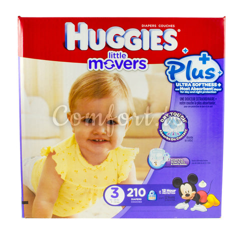 $11 OFF - Huggies Little Movers 3 Diapers, 192 diapers