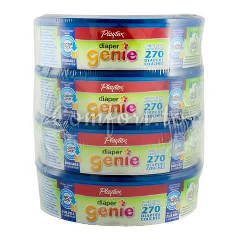 $6.5 OFF - Playtex Diaper Genie Disposal System, 4 bags