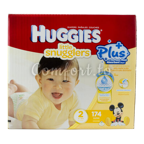 $11 OFF - Huggies Little Snugglers 2 Diapers, 174 diapers