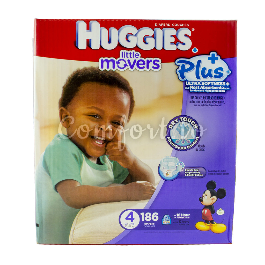 $11 OFF - Huggies Little Movers 4 Diapers, 174 diapers