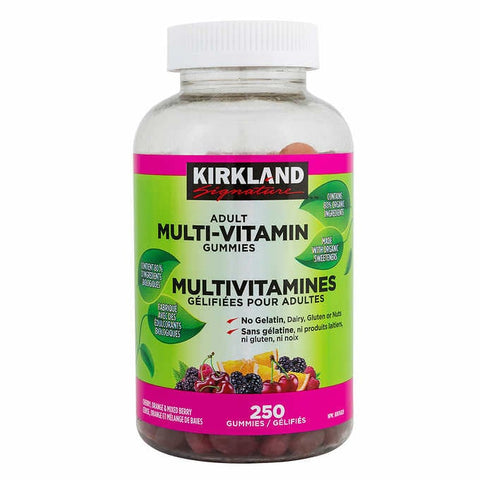Kirkland Signature Adult Multi-vitamin Gummies , 250 gummies