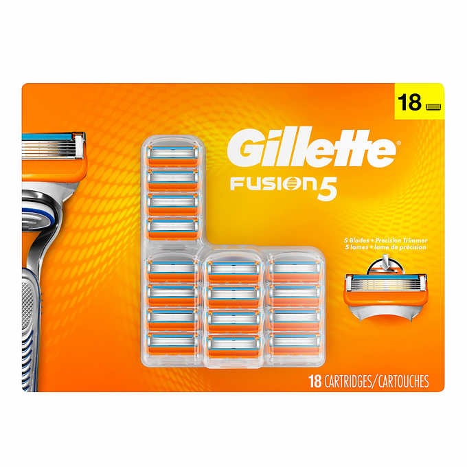 Gillette Fusion Manual Cartridges , 18 count