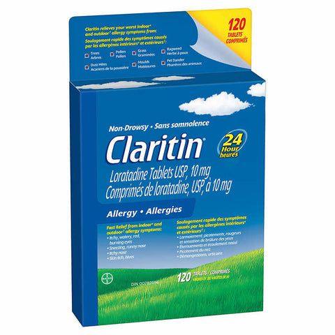 Claritin Allergy 10mg , 120 tablets