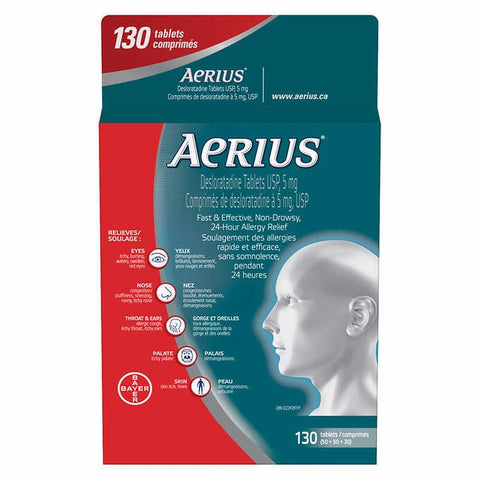 Aerius Allergy Relief, 130 tablets