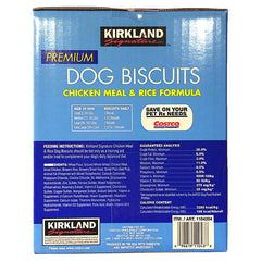 Kirkland Signature Chicken Meal & Rice Formula Dog Biscuits, 6.8 kg