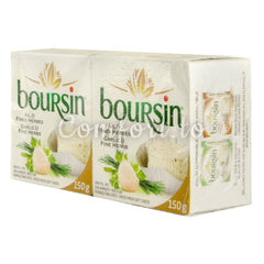 Boursin Garlic and Fine Herbs Cheese, 2 x 150 g