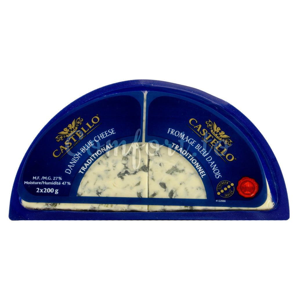 Castello Danish Blue Cheese, 2 x 250 g