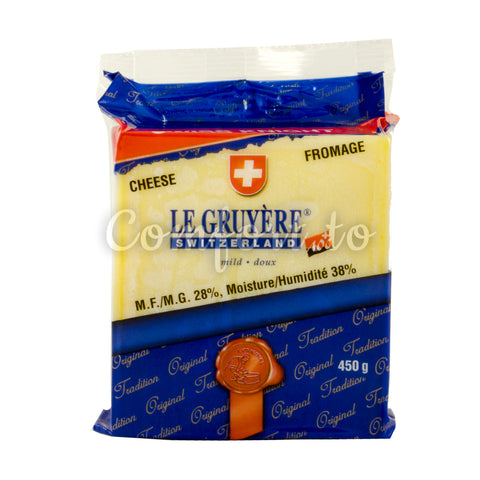 Le Gruyere Mild Swiss Cheese, 450 g