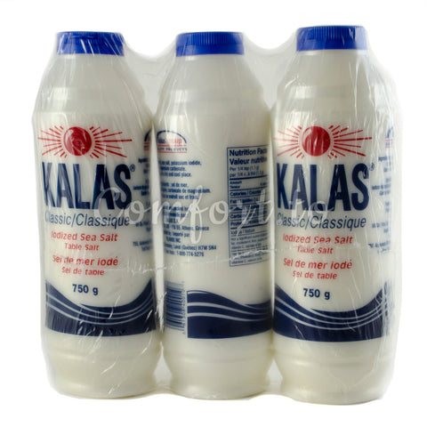 Kalas Classic Sea Salt, 3 x 0.8 kg