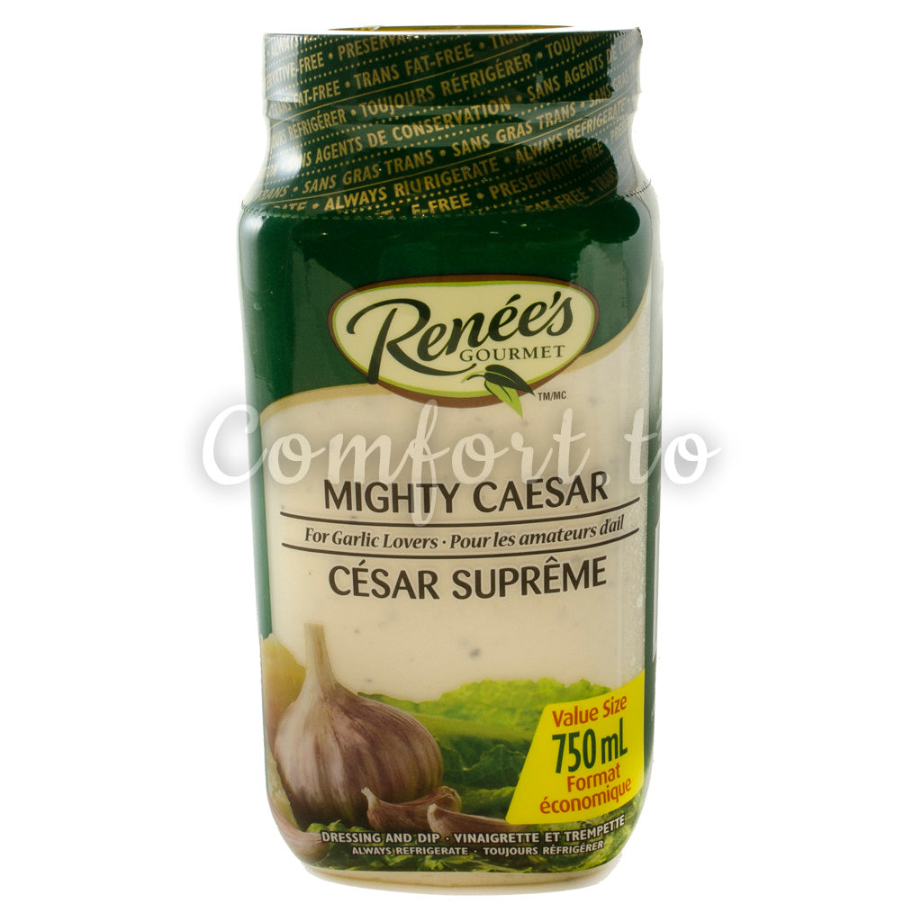 Renee's Gourmet Mighty Caesar Dressing and Dip, 750 mL