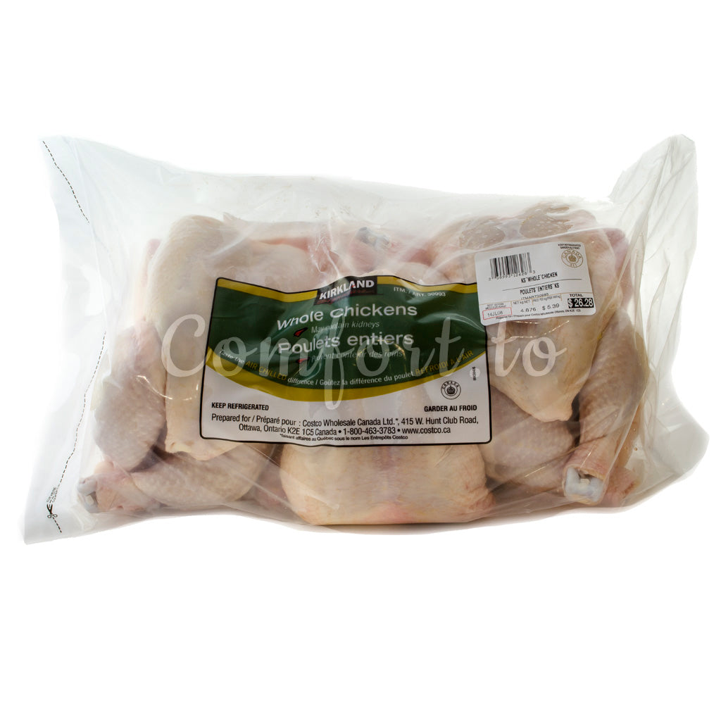 Kirkland Whole Chickens, 3 x 1.5 kg