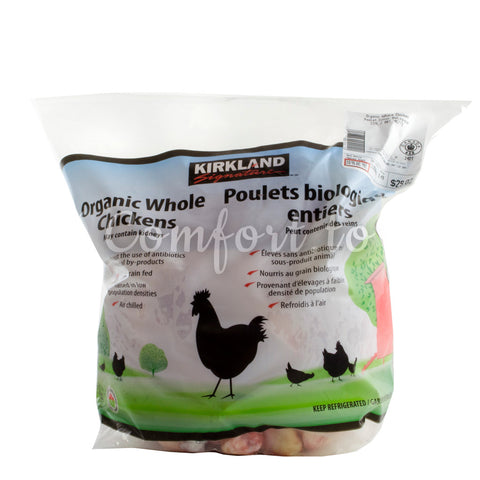 Kirkland Organic Whole Chickens, 2 x 1.4 kg