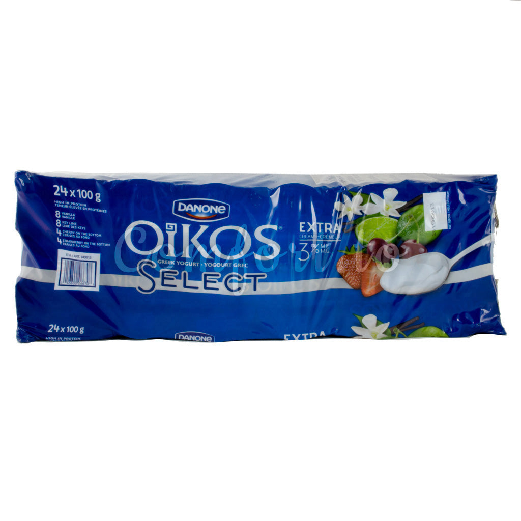 Danone Oikos Greek Yogourt 3%, 24 x 100 g
