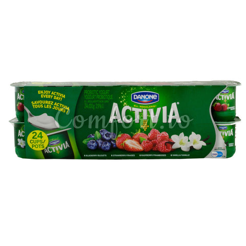 Danone Activia Yogourt 2.9%, 24 x 100 g