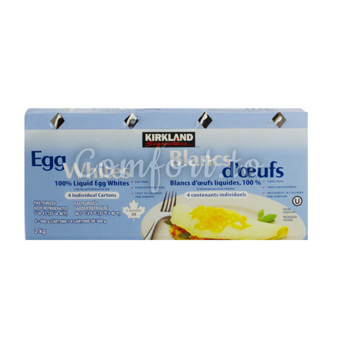 Kirkland Liquid Egg Whites, 4 x 0.5 kg