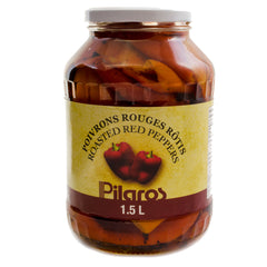 Pilaros Roasted Red Peppers, 1.5 L