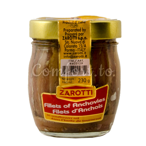 Zarotti Fillets of Anchovies, 2 x 115 g