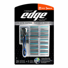 Edge Razor with 21 Cartridges, 21 cartridges