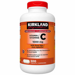Kirkland Signature Timed Release Vitamin C 1000 mg - 500 Tablets, 500 tablets