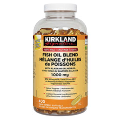 Kirkland Signature 100% Wild Fish Oil Blend, 400 softgels