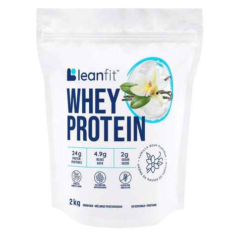 LEANFIT Whey Protein – Vanilla Flavour, 2 kg