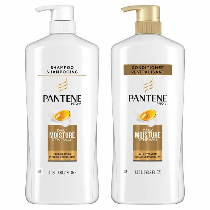 Pantene Pro-V Shampoo and Conditioner, 2 x 1.1 L