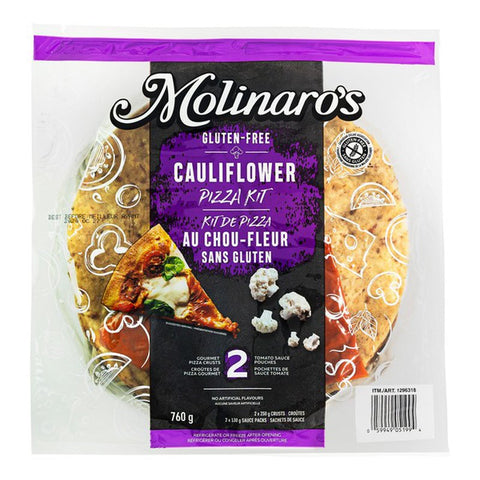 Molinaro's Cauliflower Pizza Kit, 2 x 760 g