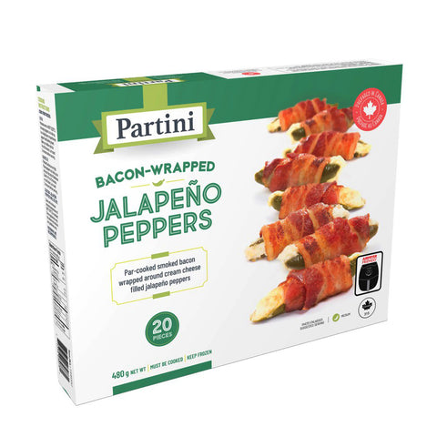 Bacon Wrapped Jalapeno Peppers Partini, 480 g