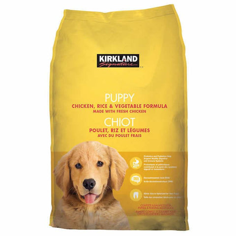 Kirkland Signature Chicken Rice and Vegetable Puppy Dog Food, 9.1 kg