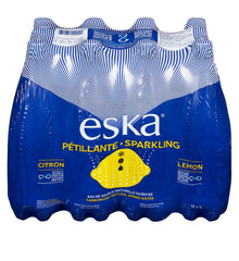Eska Carbonated Lemon Spring Water, 12 x 1 L